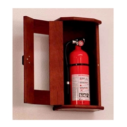 Wooden Fire Extinguisher Cabinet with Acrylic Front Panel